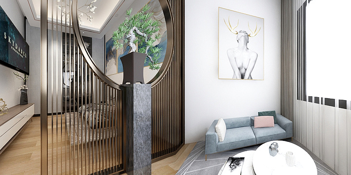 一心向谠-公寓-装修设计方案