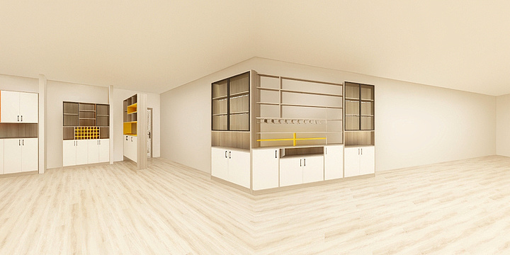 简美全屋整装-市委四号院复式楼-装修设计方案