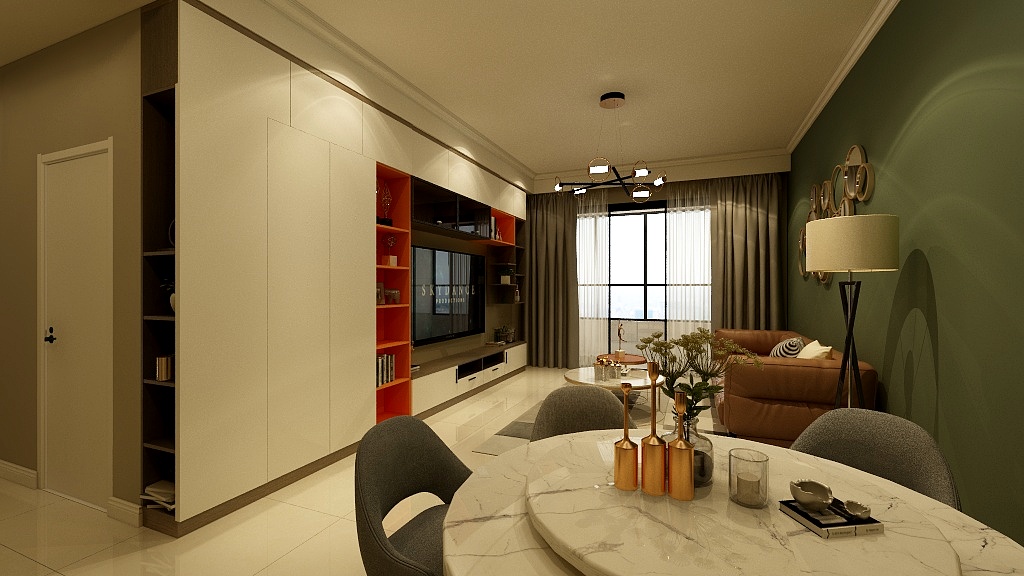 家居室内设计者XU-融创城创瑾园3栋中间户-装修设计方案