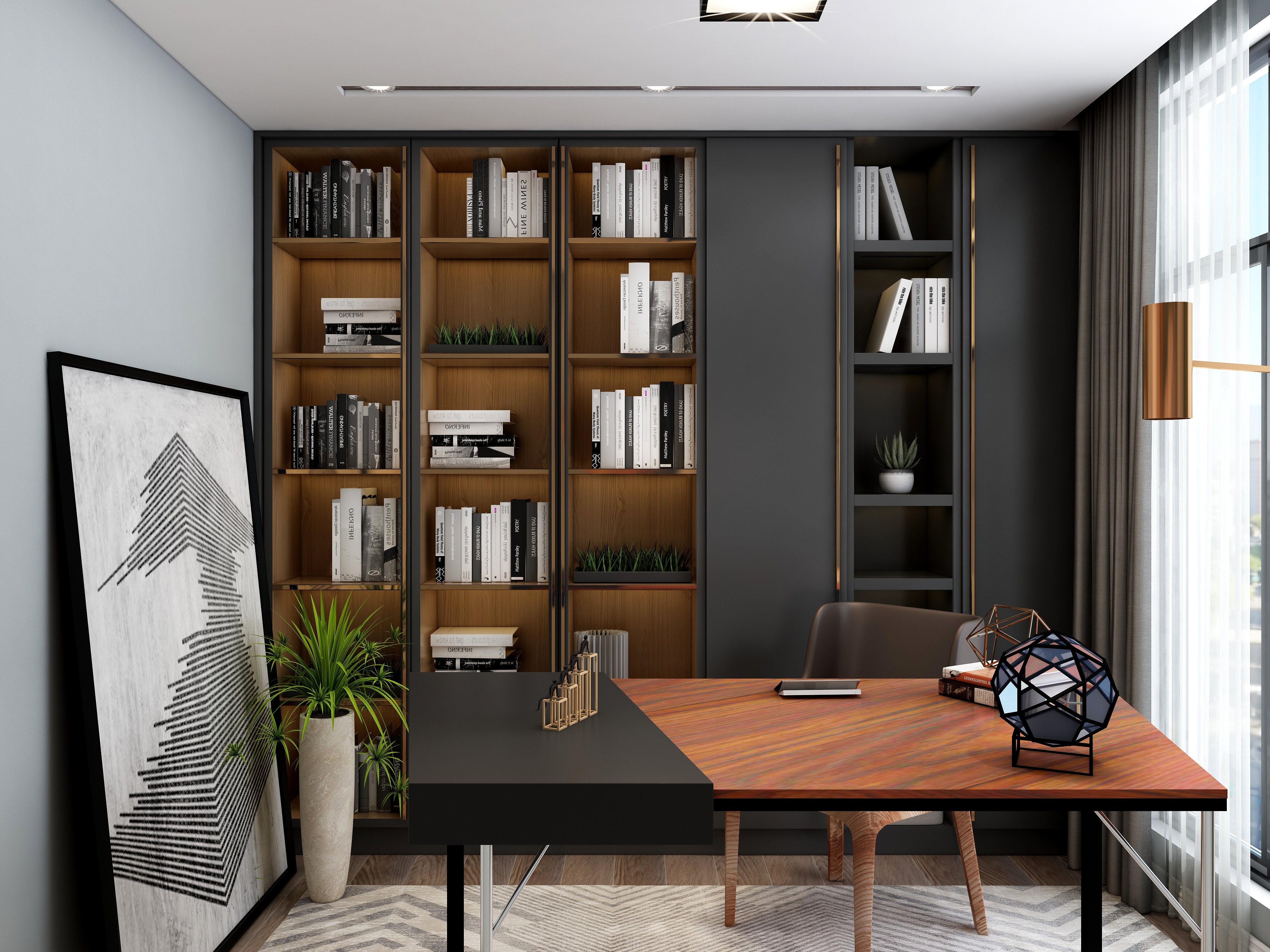 刘振-【FUN空计划】现代别墅装修效果图