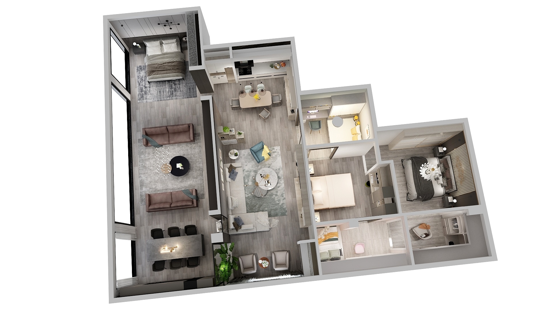 清风灵翼-全屋定制展厅150-装修设计方案