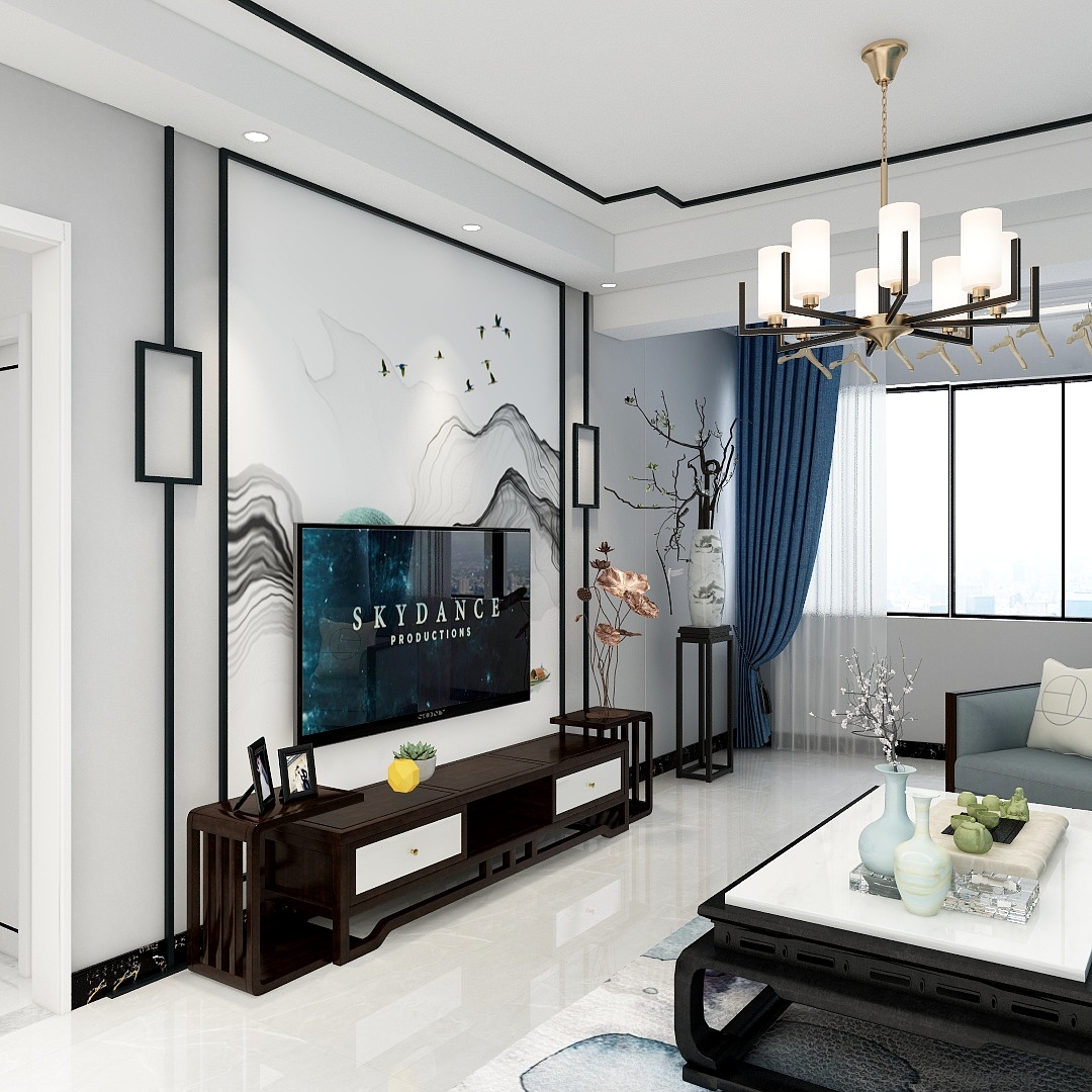 李鸥-新中式旧房改造-装修设计方案