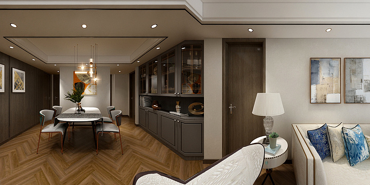 禾舍全屋整装定制-维多利亚北区E3#1-802-装修设计方案