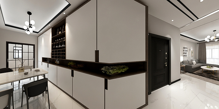 海之蓝-万象8号1-1301-装修设计方案