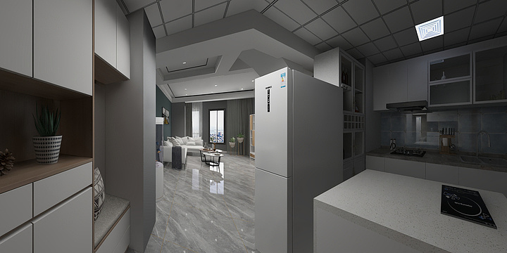 峰华设计天津金宜家装饰-朝华园13-601-装修设计方案