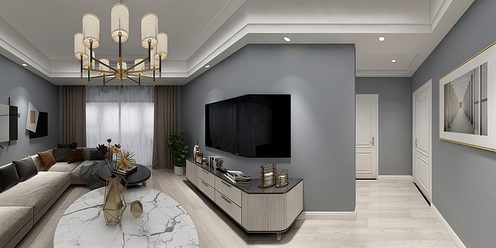 韩柚子-银龙10户-现代简约-装修设计方案