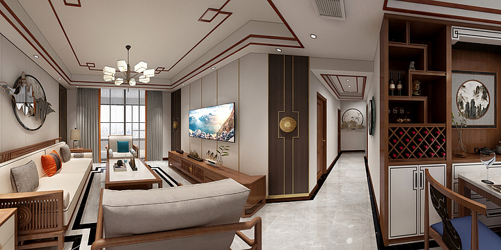 Dong不起-海棠湾3-2-7-2效果-装修设计方案