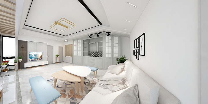 一家依装XdzP-岷山嘉苑-装修设计方案