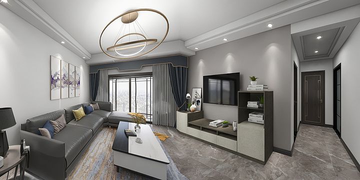 室内设计向往-国际社区观园二期19-5-4-装修设计方案