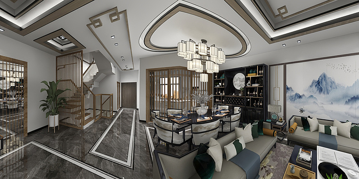 悟明堂-合肥金科半岛1号-装修设计方案