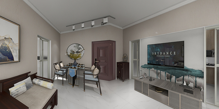 AA知一-华通五期新中式-装修设计方案