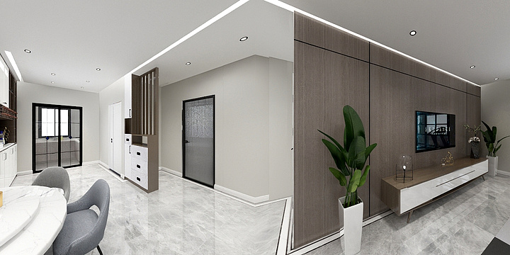 简兮A-外滩一号2栋603室-装修设计方案