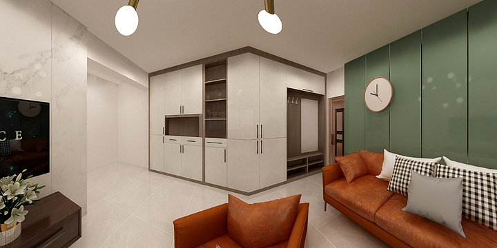 明顺源装饰设计-建工街李哥雅居-装修设计方案