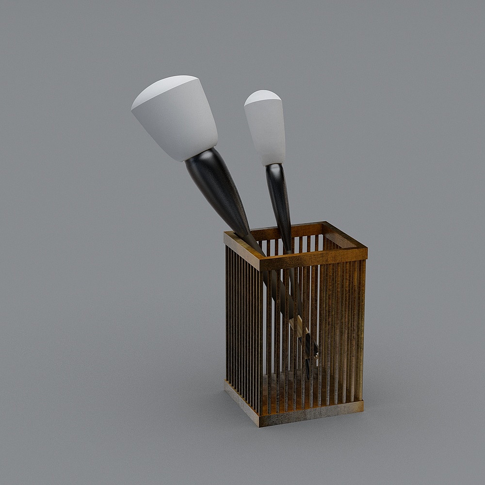 刷子3D模型