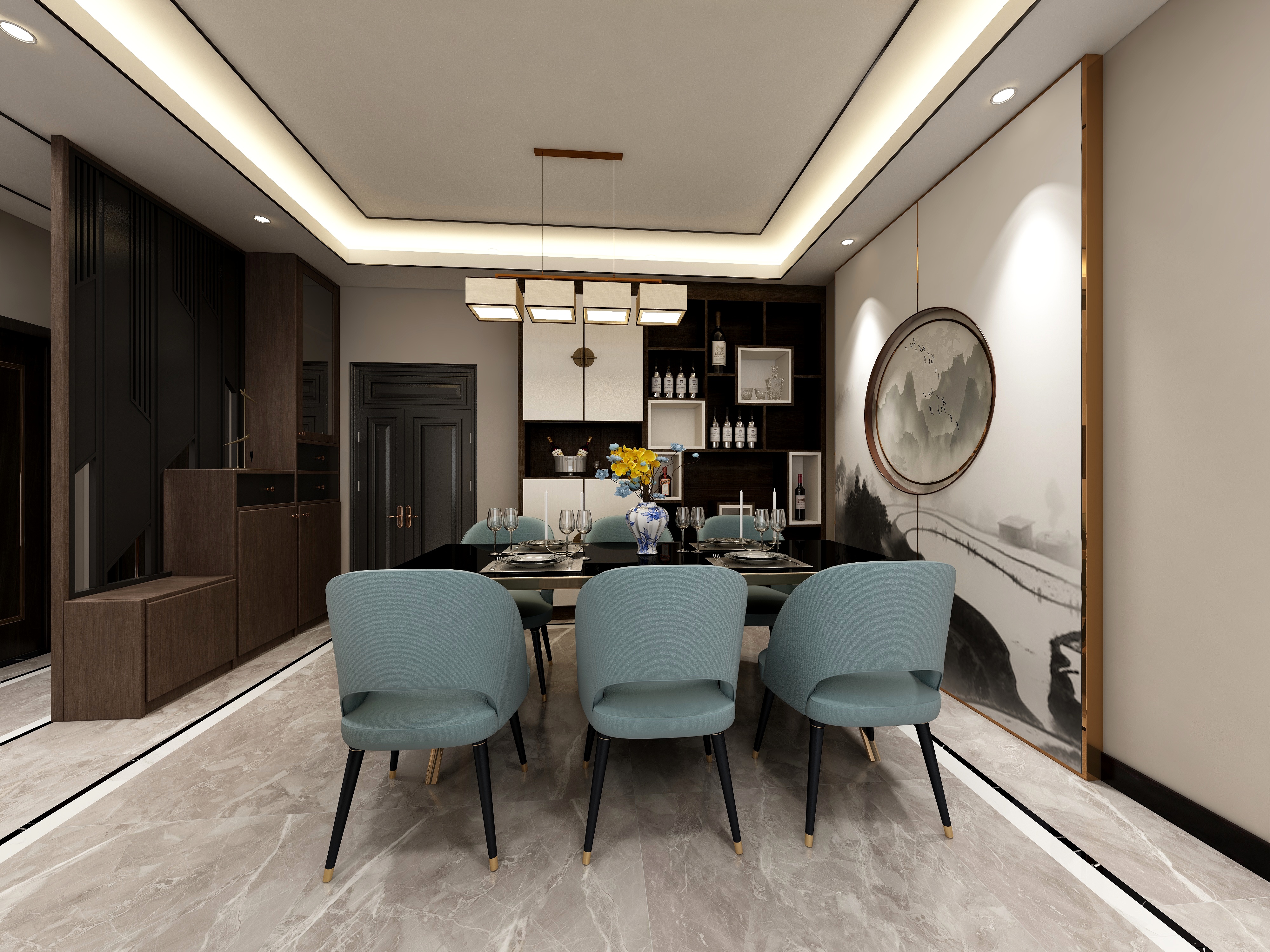 埃克斯GOPa-10号户型新中式-副本-装修设计方案