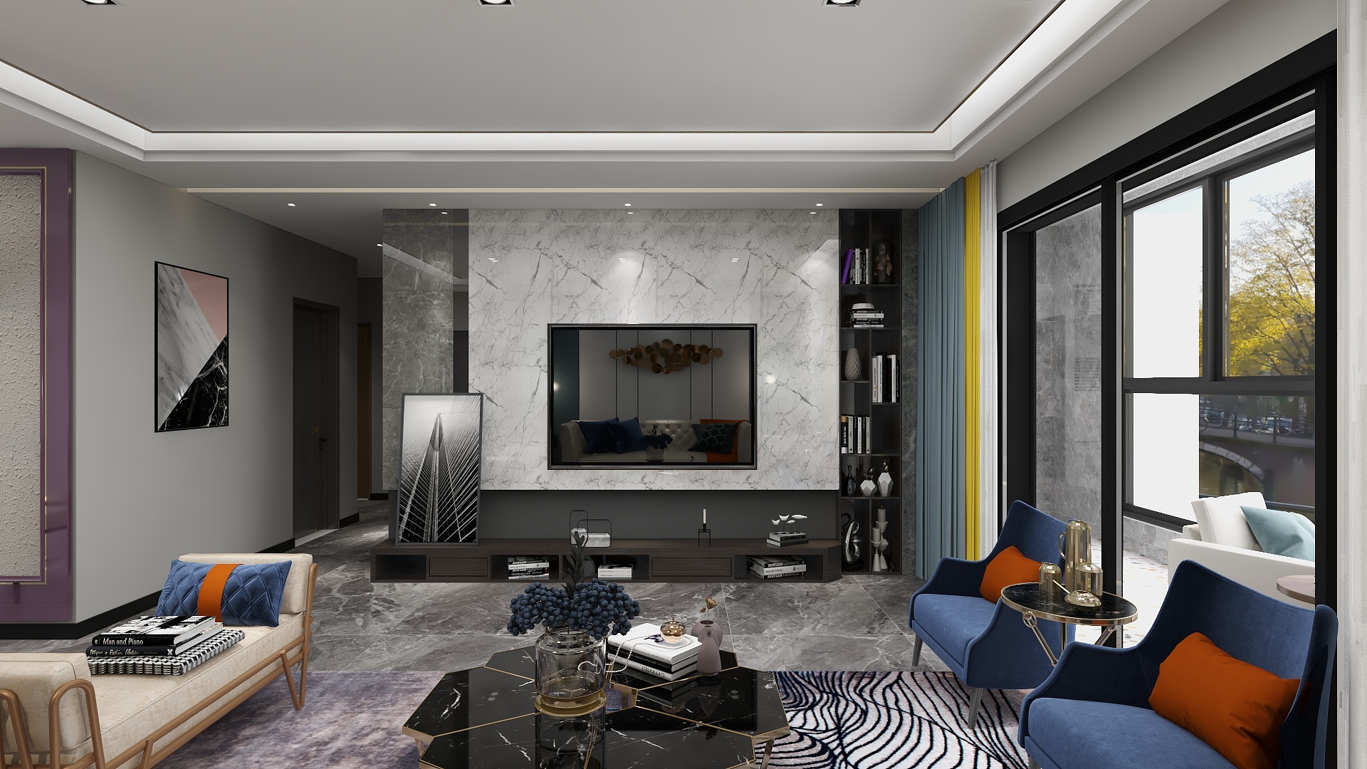 室内空间设计1230-金科119户型-装修设计方案