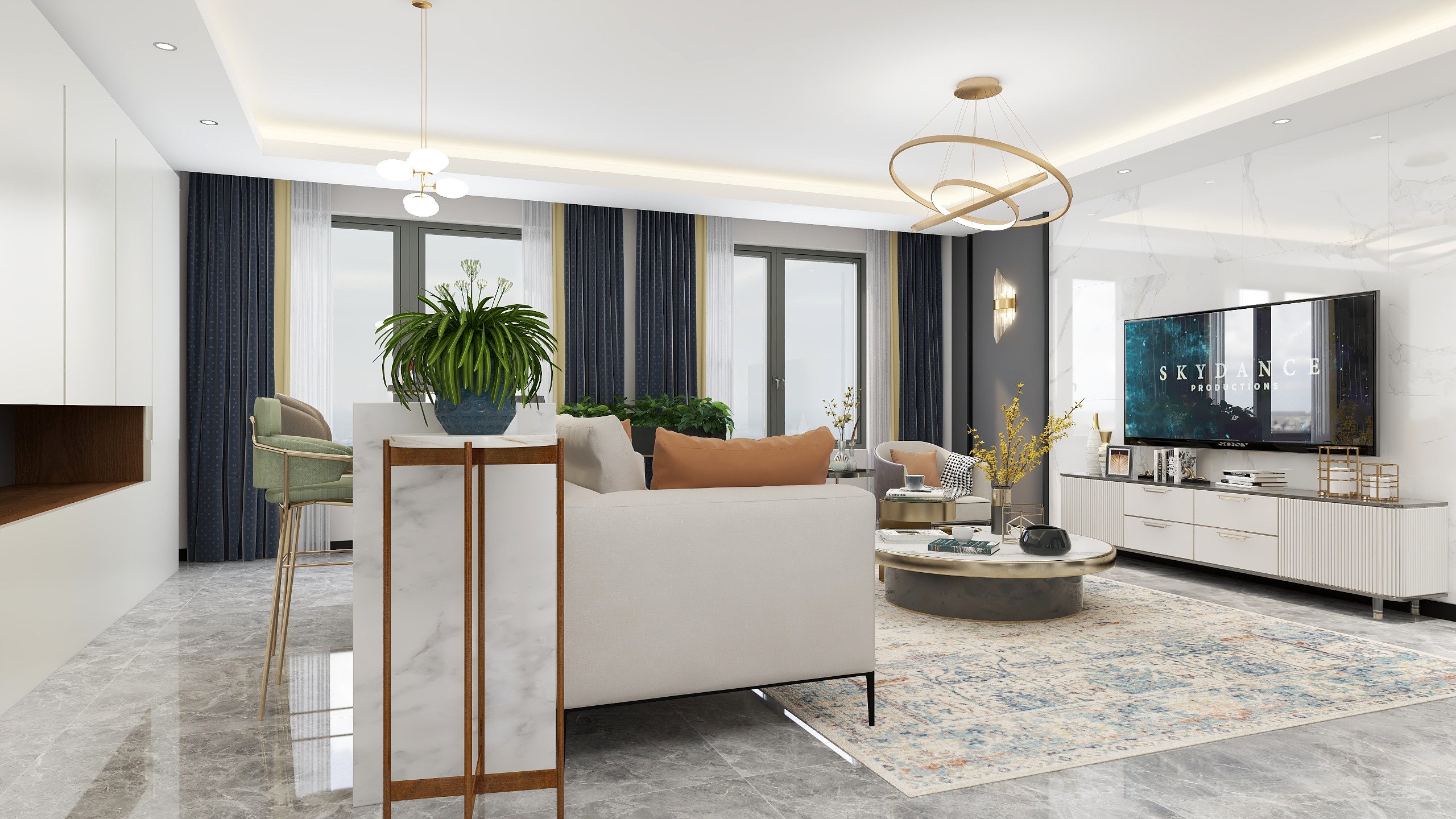 金舟装饰-杨攀-中海和悦府5#3-2-2-装修设计方案