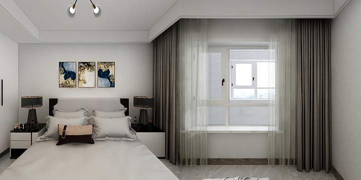 一个爱熬夜的设计小白-周村3-2-1302 原始结构图-装修设计方案