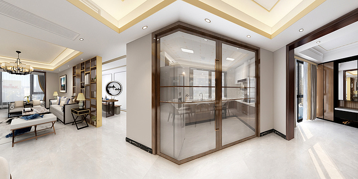 瑞朝设计装饰-汇丰广场A栋1503-装修设计方案