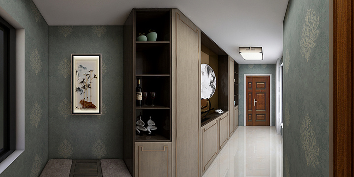 陶轶轶-幸福世家新中式-装修设计方案