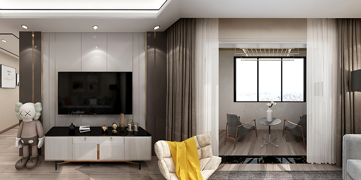 那年昔日-轻奢风-装修设计方案