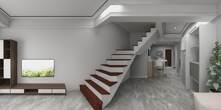 峰华设计天津金宜家装饰-雍华府13-601一层-装修设计方案