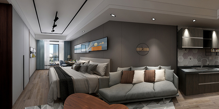 周不知-（广广）珠江悦湖53平-装修设计方案