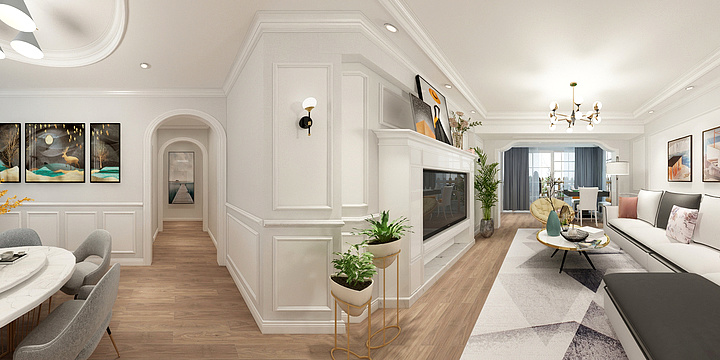 彭大奎-凤凰郡6幢102-装修设计方案