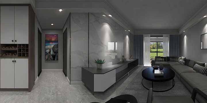 江南style-迎宾小区-装修设计方案