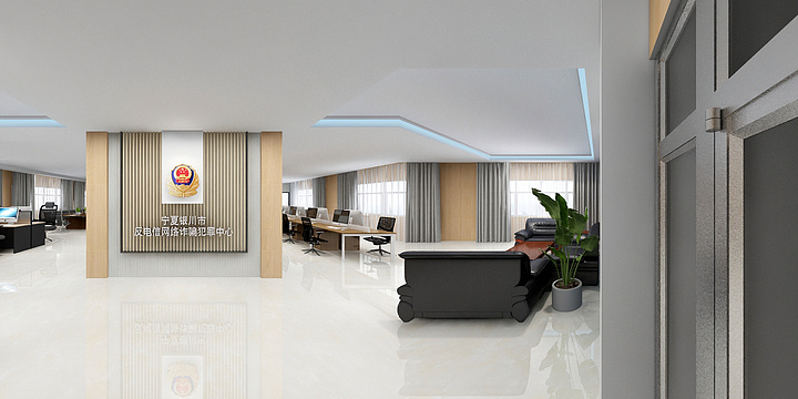 三石艺术工作室-银川作战指挥中心完成-装修设计方案