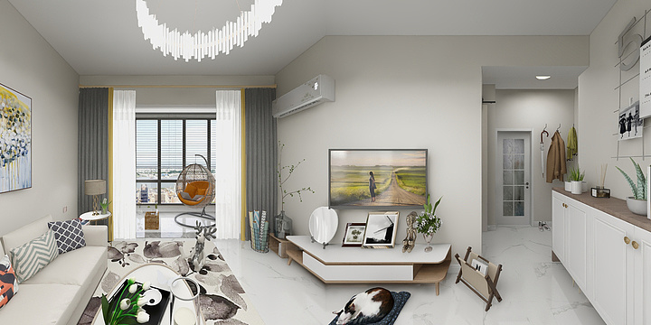 亮豪装饰孟涛-绿地启航社5#802-装修设计方案