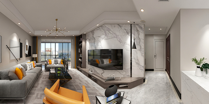 青柠檬-ing-江城源著4#1103室-装修设计方案