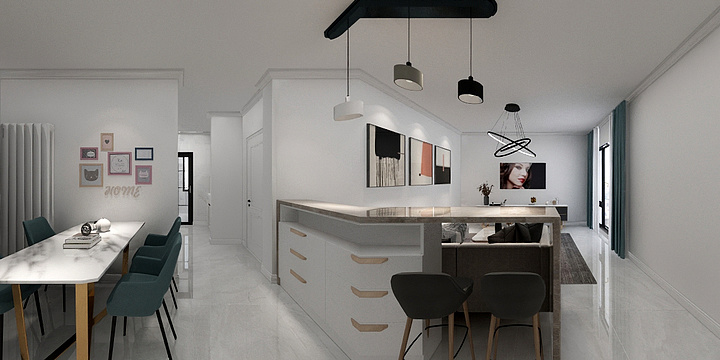 设计师韩博-回龙观-装修设计方案