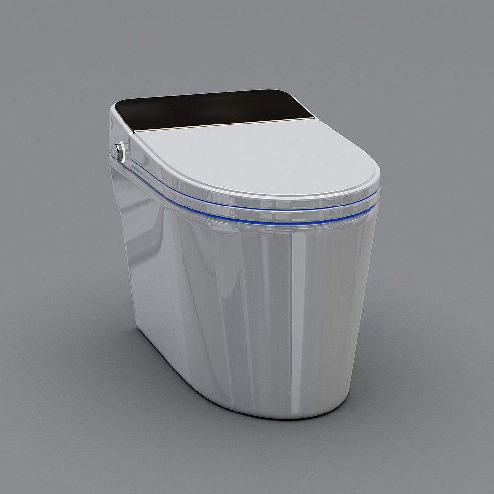 卫浴智能马桶3D模型