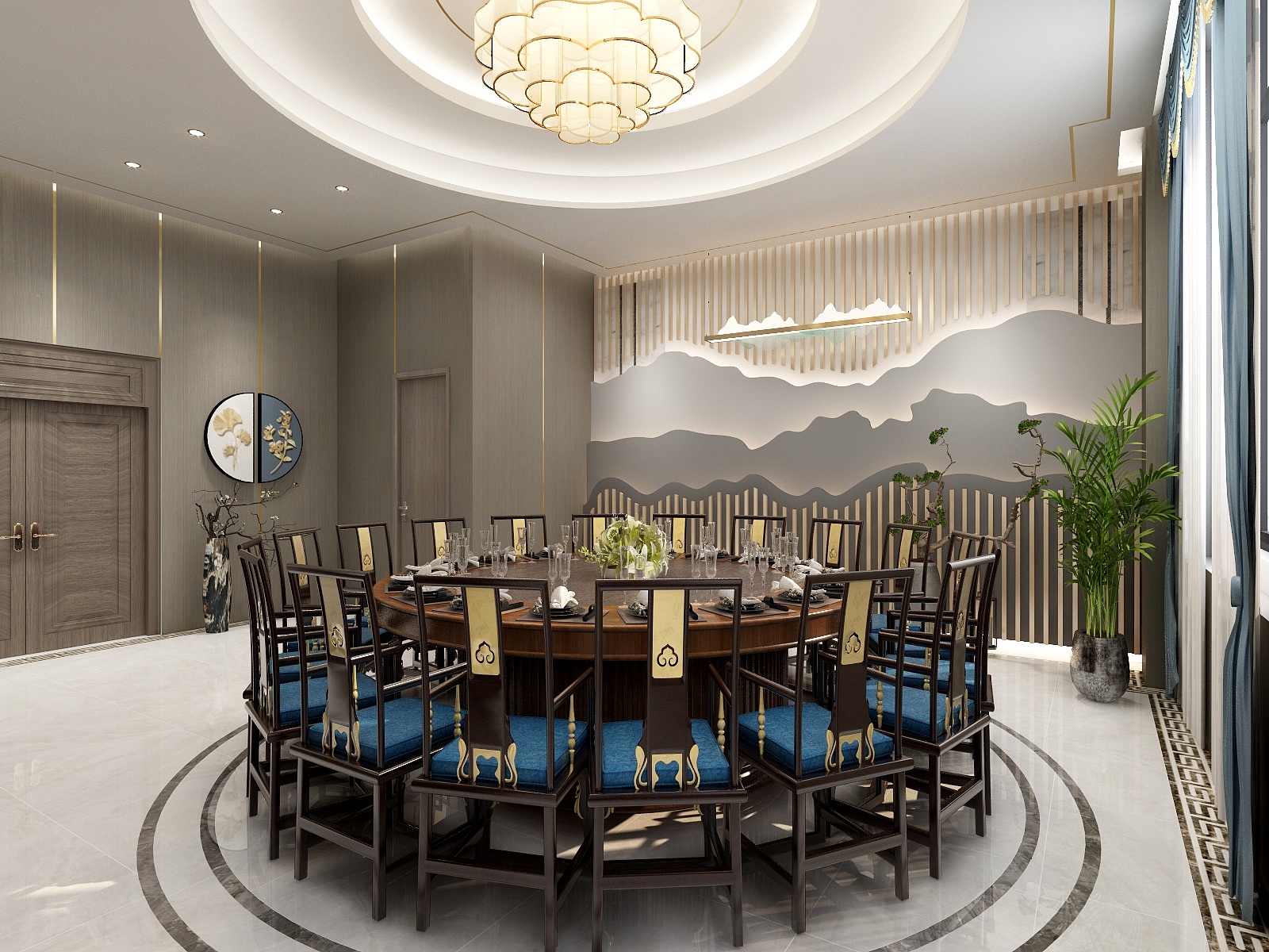 Tang-2包厢平面图_t3-装修设计方案