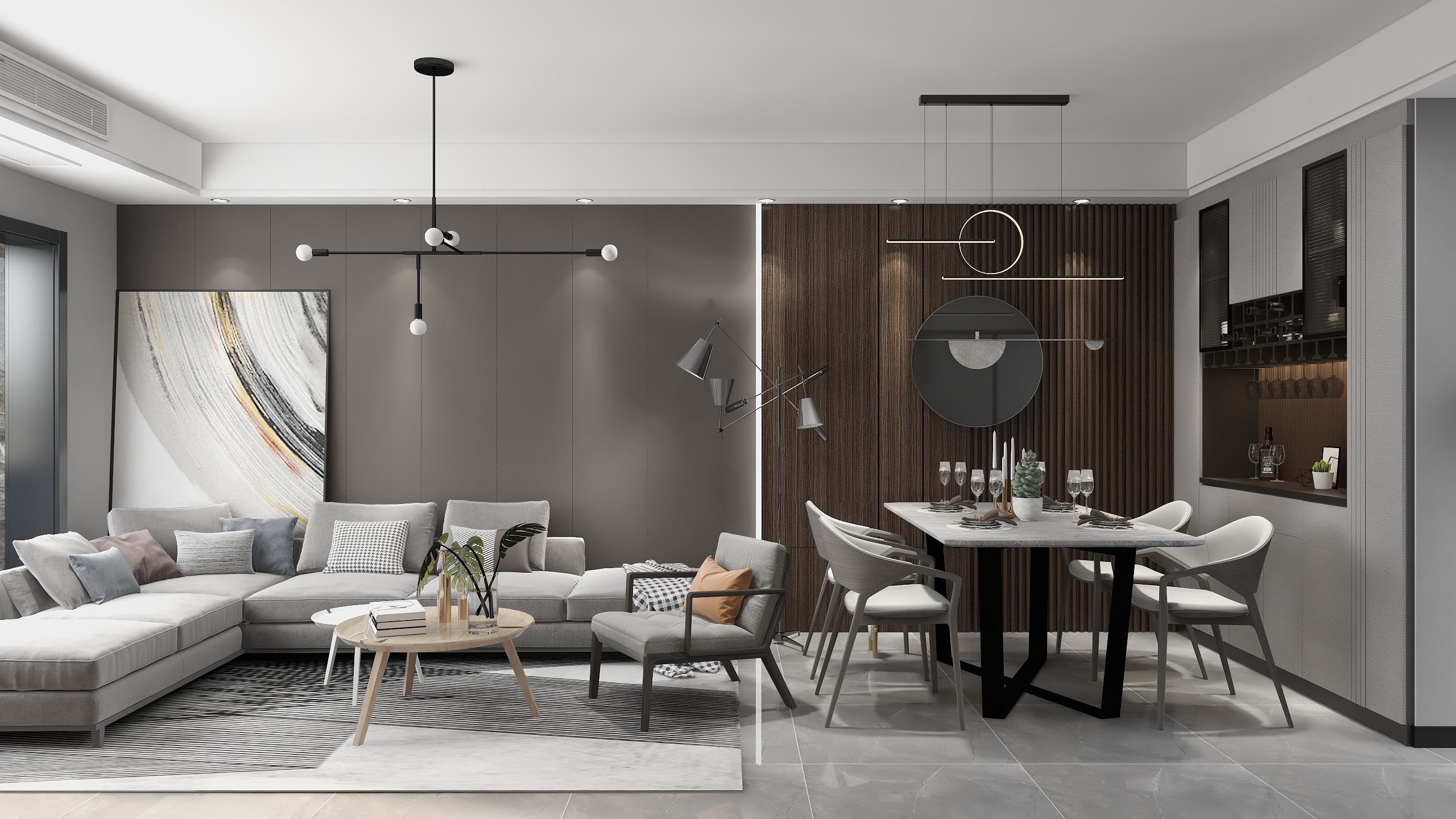 疾风yang-山水华庭98平-装修设计方案