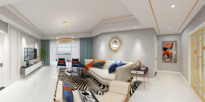 小小小曹设计-东方蓝海-装修设计方案