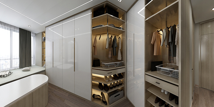 设计部陈赫-现代四居室-装修设计方案