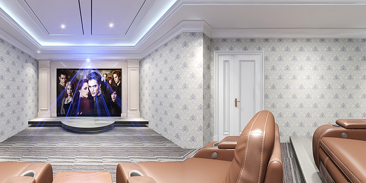 涂鑫-家庭影院-装修设计方案