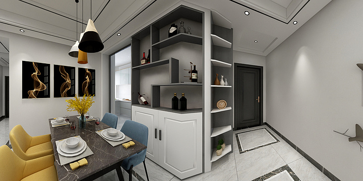 览千山渡万水-奥园12C-403-装修设计方案