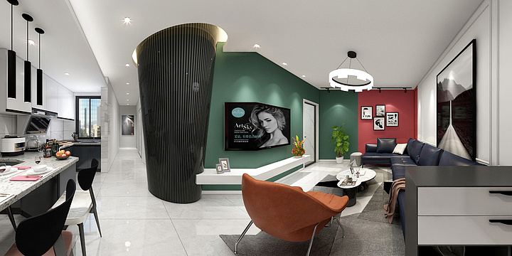 北风设计-林城时代-装修设计方案