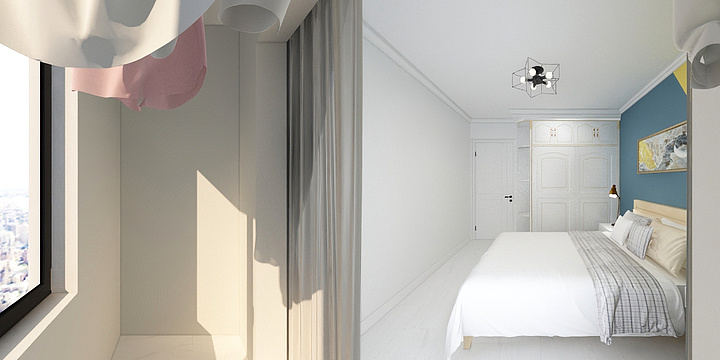 永成伟业装饰-康润家园M4（加博古架罗汉床）-装修设计方案