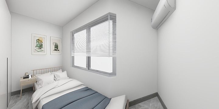 HaiLey黑利-长睦华天苑中间套-装修设计方案