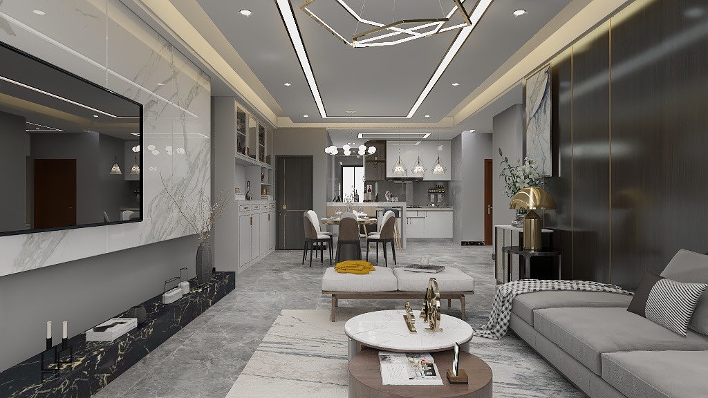 樊杰F-软装摩登时代-装修设计方案