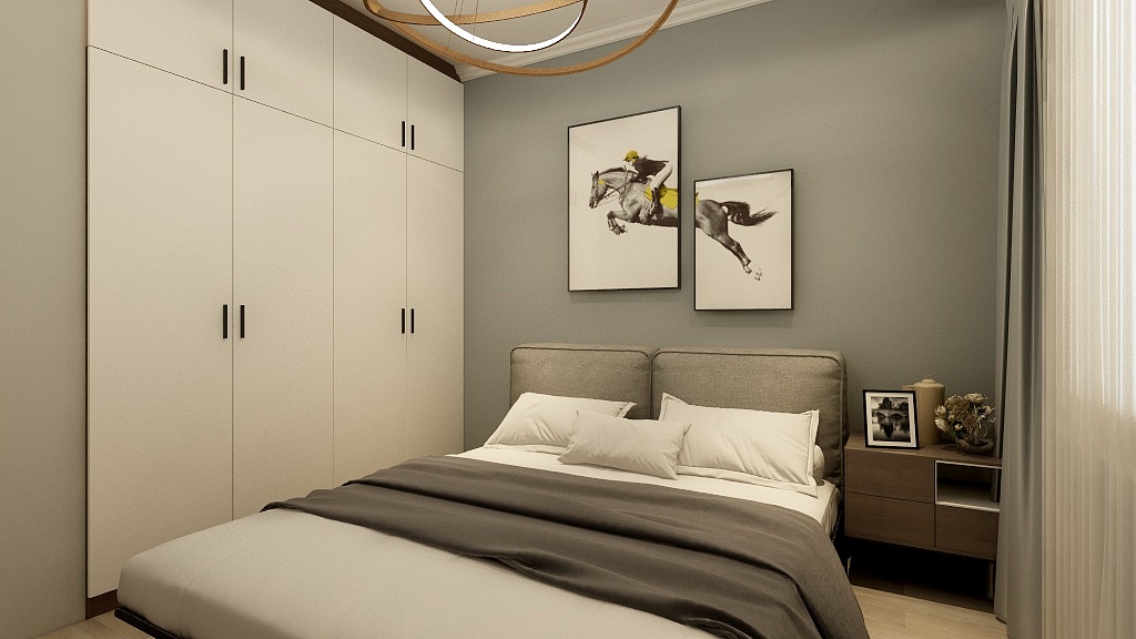 家居室内设计者XU-瑞和园89.50㎡B户型3室2厅1卫-装修设计方案