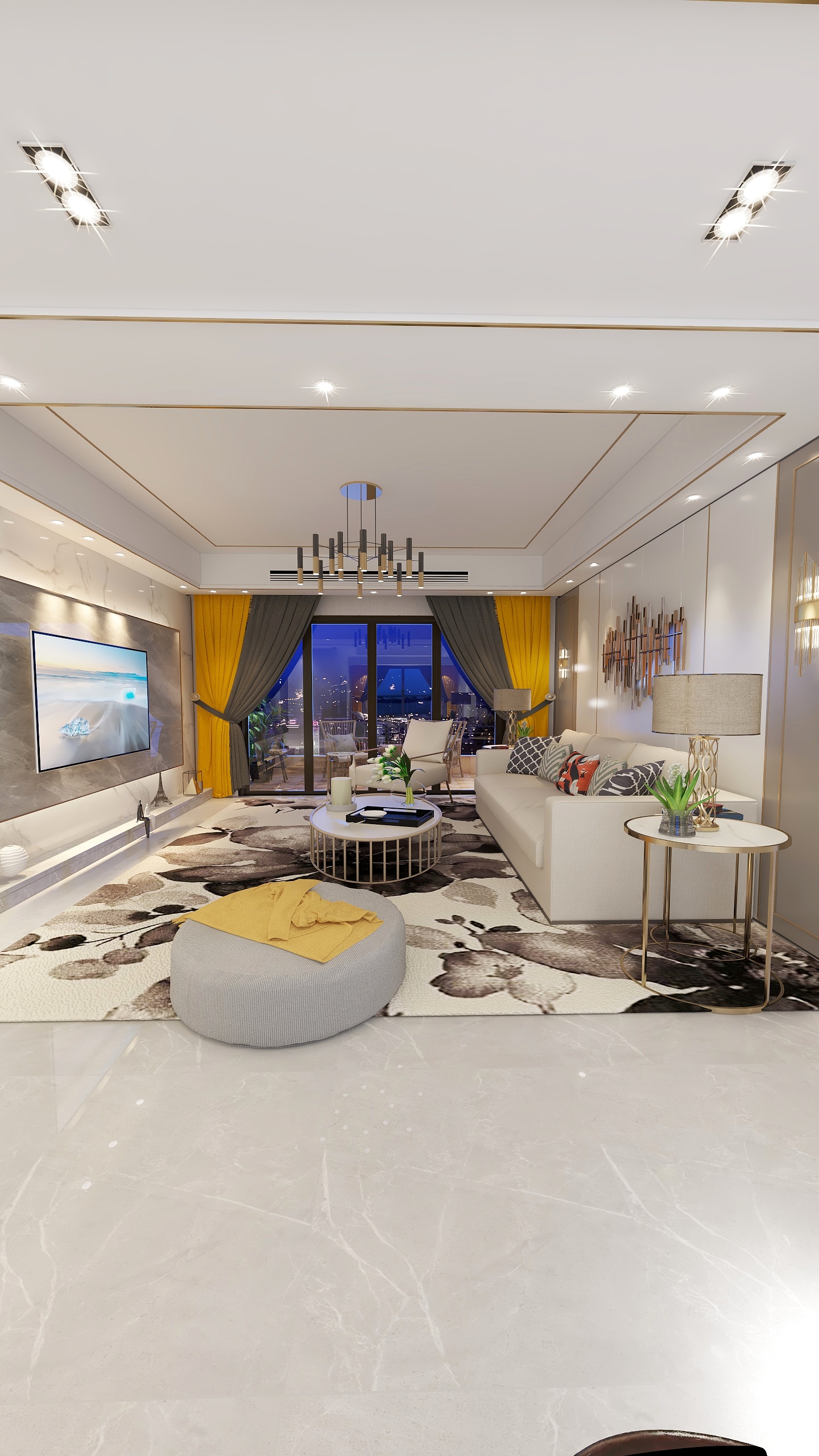 无锡喜百年装饰设计工程有限公司-灌南碧桂园小区七夕情人节-装修设计方案