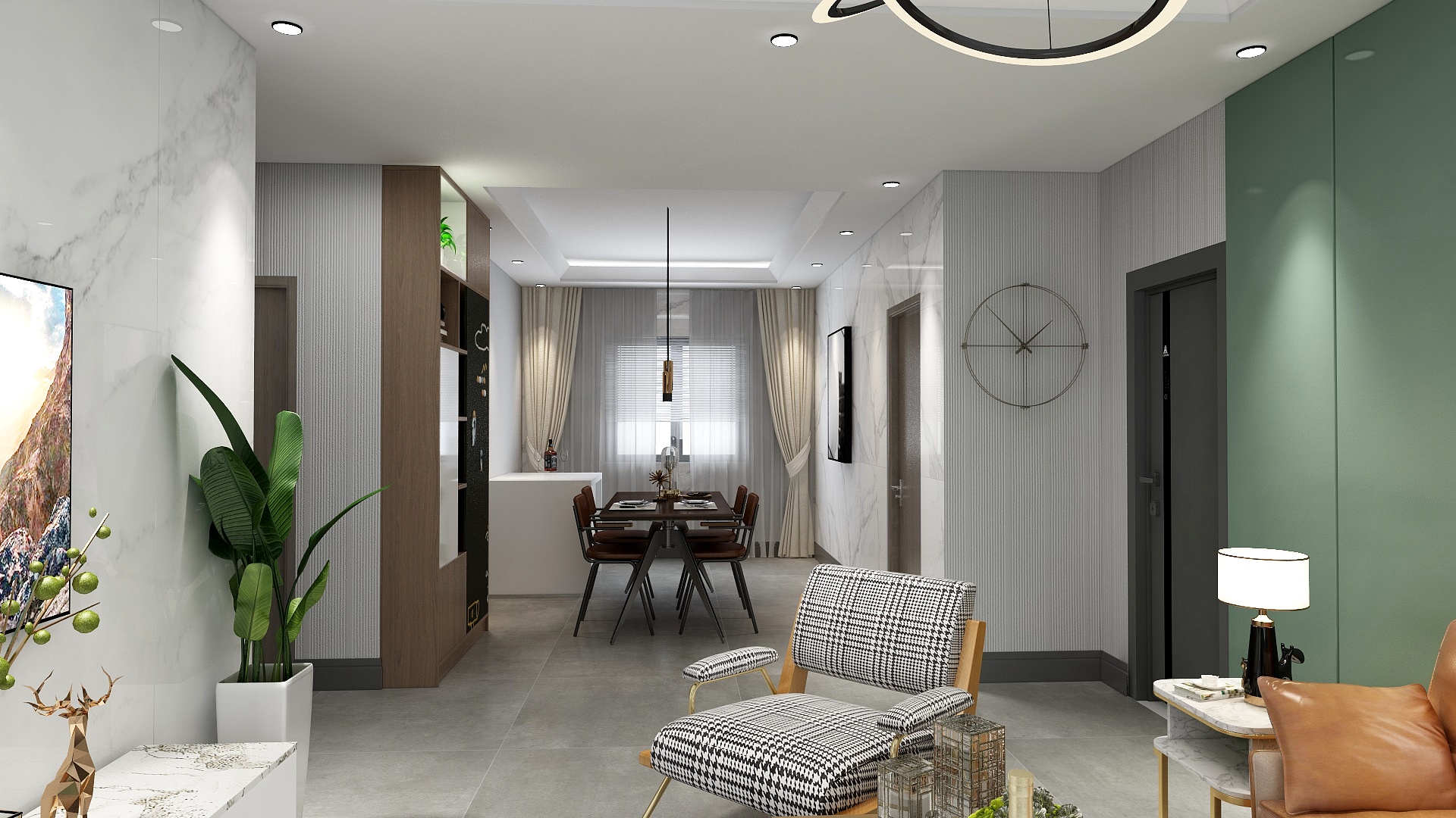 甘肃酒泉敦煌-孙建平-德轩花园-装修设计方案