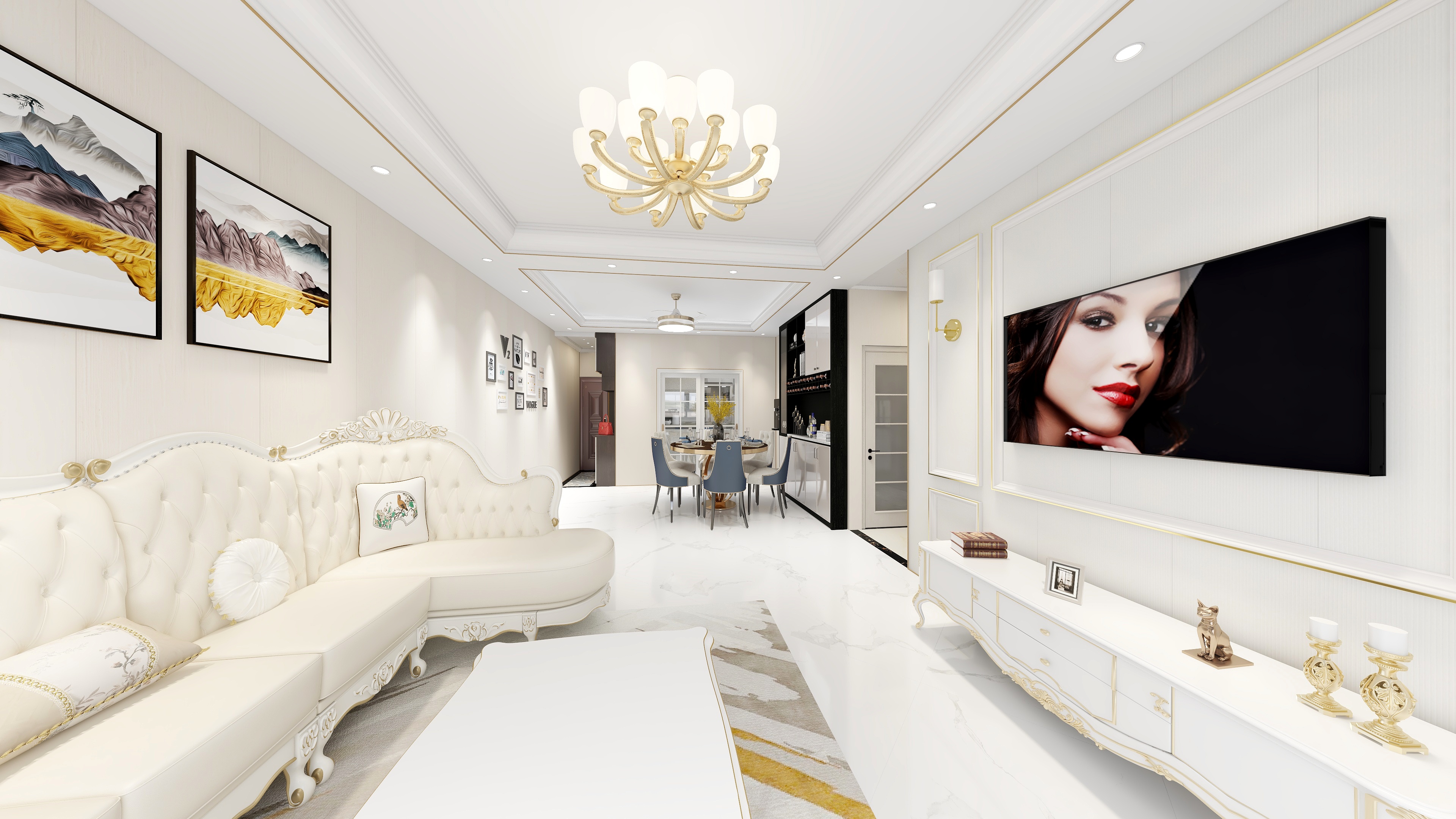 德阳设计服务中心-全屋-简约-MAX大板-墙面-德阳杨洪金-装修设计方案