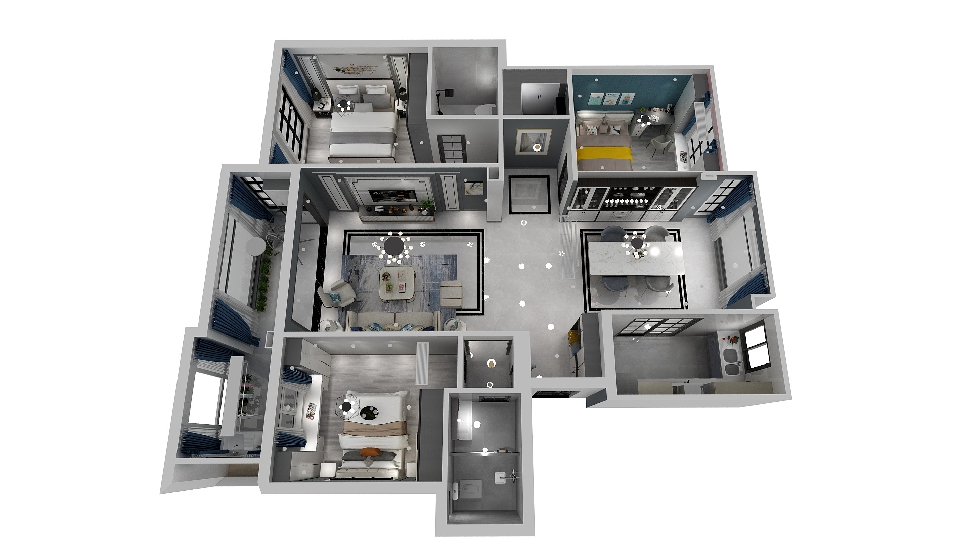 佰家祥集成整装-应山畔山林语.轻奢--小康-装修设计方案