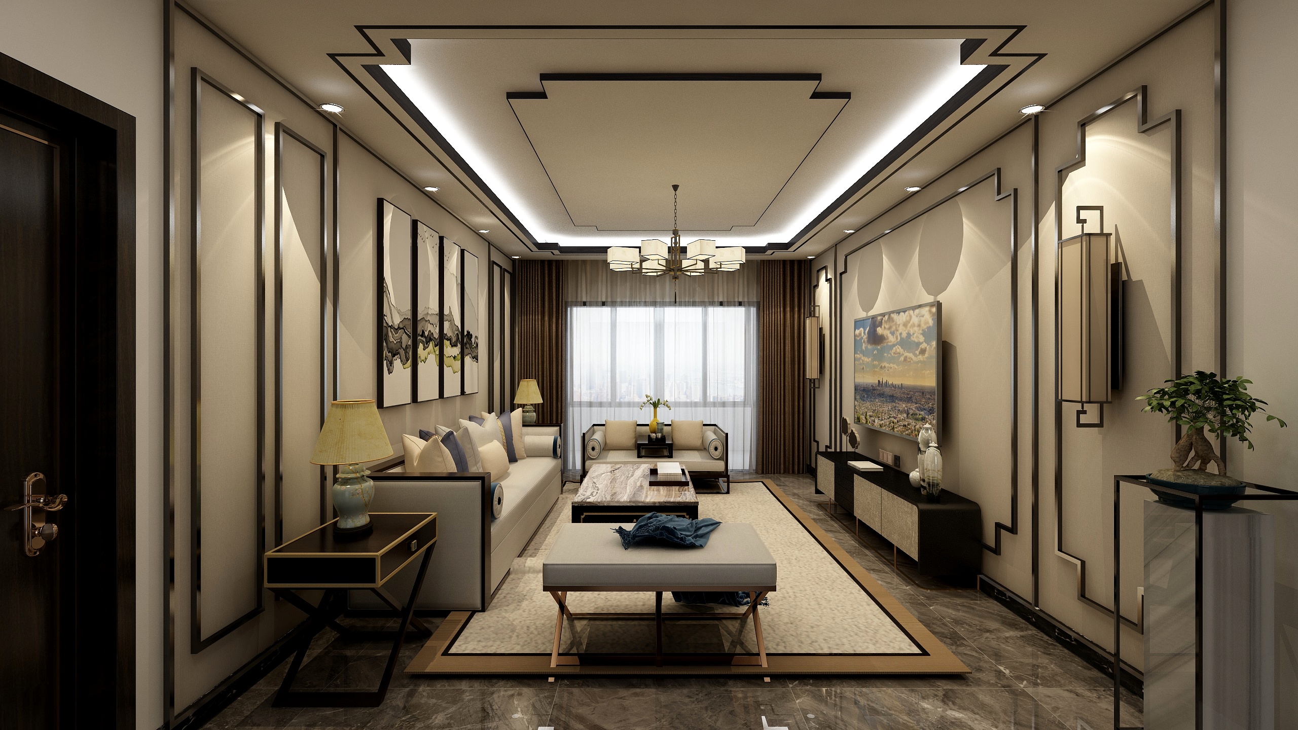 金世家装饰丨李晨阳-宣化精装房9号楼-装修设计方案